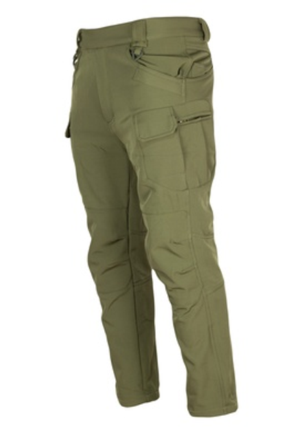 Тактические штаны утепленные SoftShell Olive 4XL - изображение 1