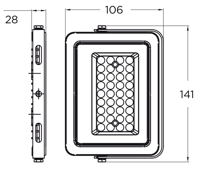 Прожектор EUROLAMP с радиатором LED SMD "B" 50W 6500K - Фото 3 Прожектор EUROLAMP с радиатором LED SMD "B" 50W 6500K - изображение 3