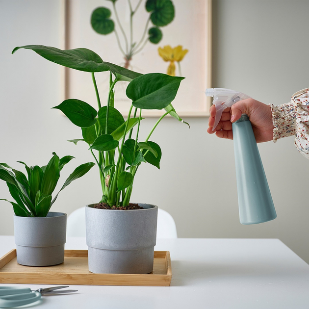 Пляшка із розпилювачем IKEA ТОМАТ сіро-блакитний 350 мл 705.607.81 - зображення 2