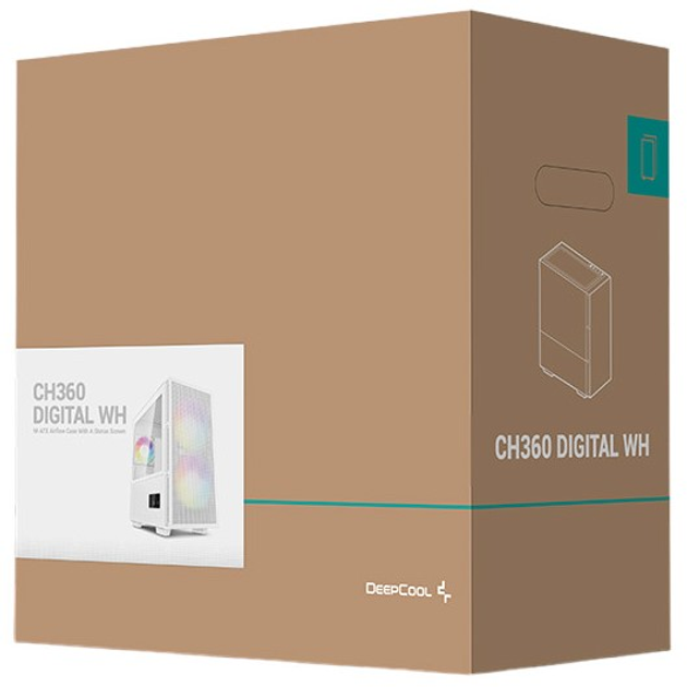 Корпус DeepCool CH360 Digital WH ARGB White (R-CH360-WHAPE3D-G-1) - зображення 12