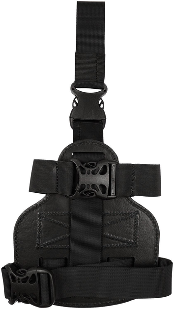 Кобура стегнова Ammo Key ILLEGIBLE-2 S Glock17 Black Hydrofob - зображення 2