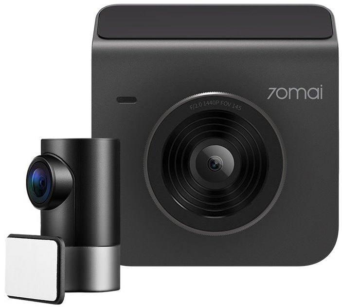 Відеореєстратор 70mai A400 Dash Cam сірий + Rear Cam RC09 (MIDRIVE A400 ...