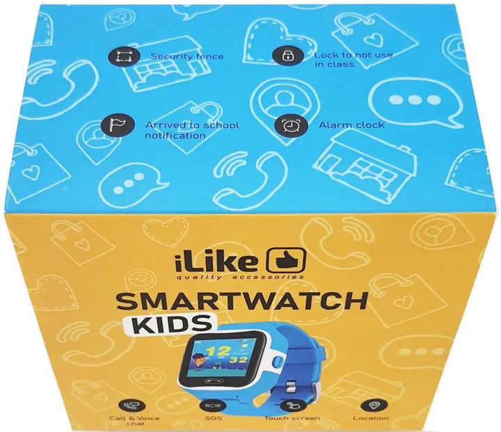 Smartwatch iLike Kids GPS Watch IWH01BE Blue - obraz 6