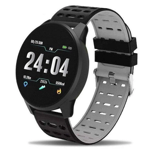 Фітнес трекер розумний смарт годинник UWatch 119 Plus з крокоміром. Колір чорний - Фото 2 Фітнес трекер розумний смарт годинник UWatch 119 Plus з крокоміром. Колір чорний - изображение 2