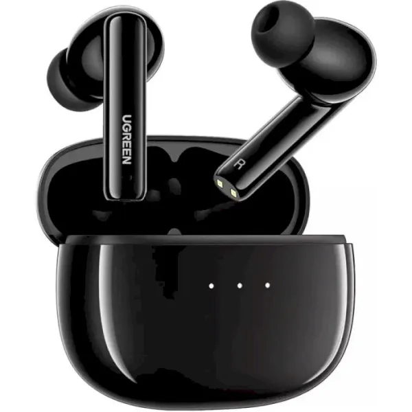 Бездротові навушники UGREEN WS106 HiTune T3 Active Noise-Cancelling Wireless Earbuds, IPX5, Black(UGR-90401) (UGR-90401) - Фото 1 Бездротові навушники UGREEN WS106 HiTune T3 Active Noise-Cancelling Wireless Earbuds, IPX5, Black(UGR-90401) (UGR-90401) - изображение 1