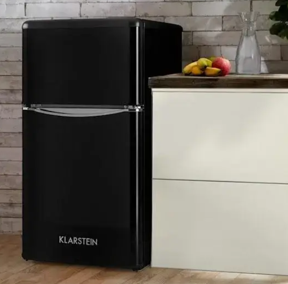 Комбінований холодильник і морозильна камера Klarstein Monroe Black 61/24 л Німеччина - зображення 6