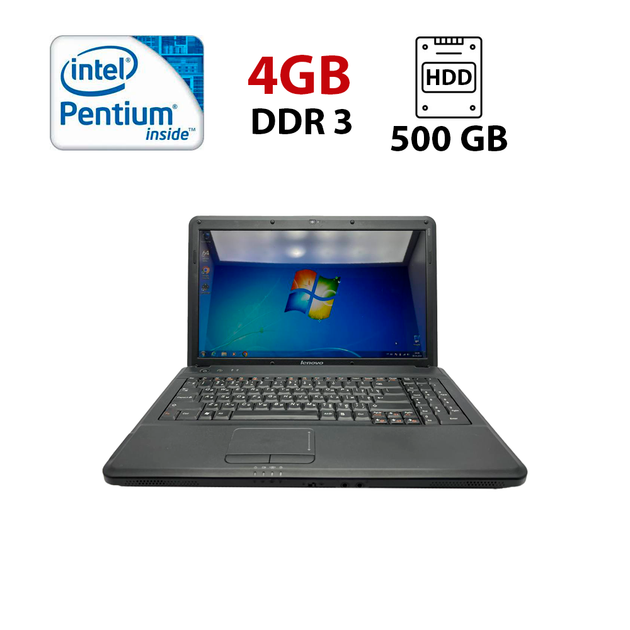 Ноутбук Lenovo G550 / 15.6" (1366x768) TN / Intel Pentium T4400 (2 ядра по 2.2 GHz) / 4 GB DDR3 / 500 GB HDD / Intel GMA 4500M Graphics / WebCam б/у - Фото 1 Ноутбук Lenovo G550 / 15.6" (1366x768) TN / Intel Pentium T4400 (2 ядра по 2.2 GHz) / 4 GB DDR3 / 500 GB HDD / Intel GMA 4500M Graphics / WebCam б/у - изображение 1