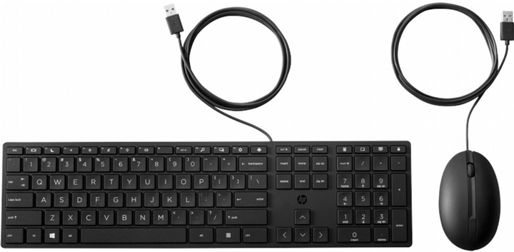 Комплект дротовий HP 320MK USB Black (194721887870) - зображення 1