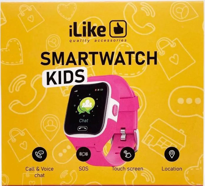 Смарт-часы iLike Kids GPS Watch IWH01PK Pink - изображение 7