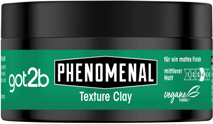 Wosk do włosów Schwarzkopf Professional Got2b Phenomenal Texture Clay 100 ml (4015100800326) - obraz 1