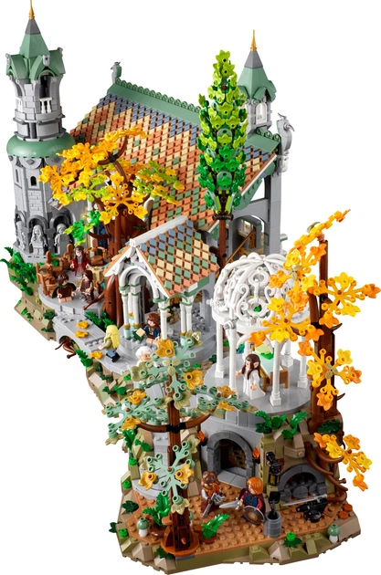 Zestaw klocków LEGO Icons Władca pierścieni: Rivendell 6167 elementów (10316) - obraz 3