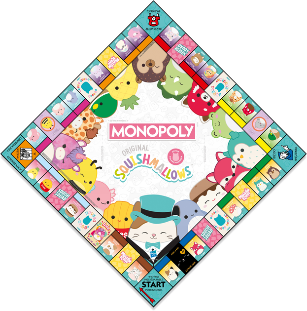 Настільна гра Winning Moves Monopoly Squishmallows (5036905053877) - зображення 2