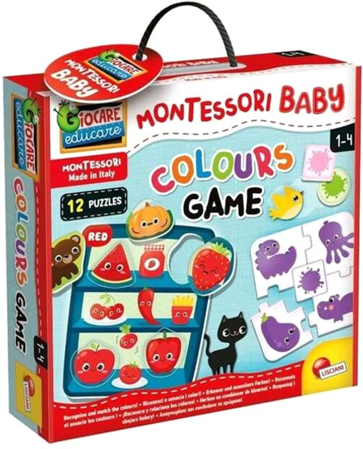 Настільна гра Lisciani Montessori Baby Colour Game (8008324105991) - зображення 1