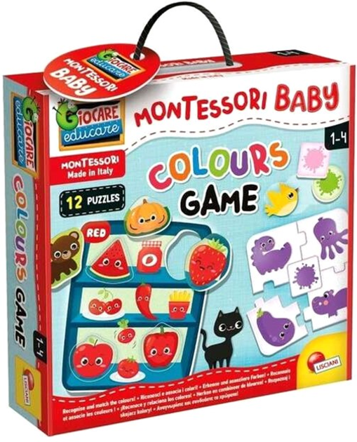 Gra planszowa Lisciani Montessori Baby Colour Game (8008324105991) - obraz 1