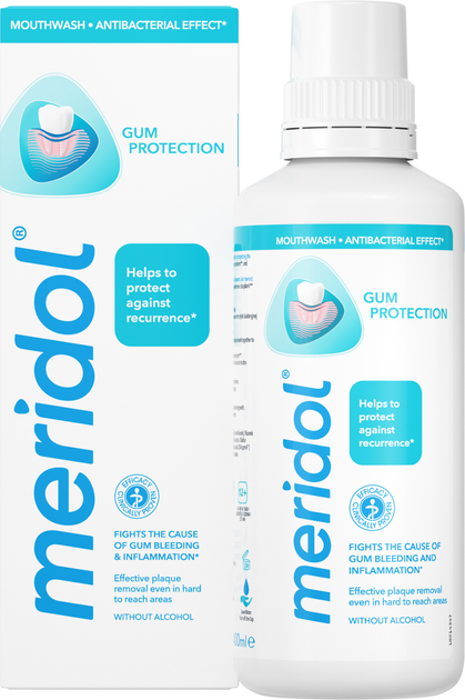 Ополіскувач для ротової порожнини Meridol Gum Protection 400 мл (8718951560437) - зображення 1