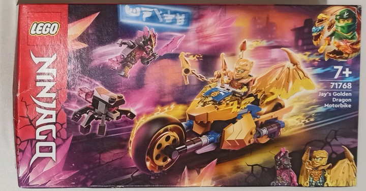 Zestaw klocków Lego Ninjago Złoty smok motocykla Jaya 137 części (71768) (955555903398434) - Outlet - obraz 2