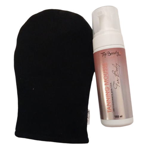 Автозасмага для тіла Top Beauty Tanning Mousse, 160 мл - Фото 1 Автозасмага для тіла Top Beauty Tanning Mousse, 160 мл - зображення 1