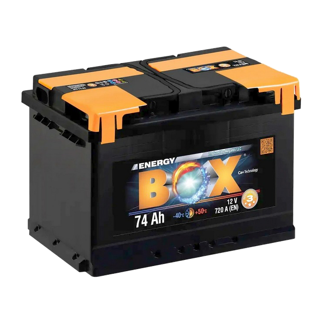 Аккумулятор авто Мегатекс Energy BOX (М3) 6СТ-74-АЗ (лев) ТХП 720 - изображение 1