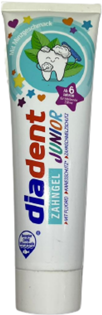 Зубна паста Diadent Junior Gel 100 мл (4311596694433) - зображення 1