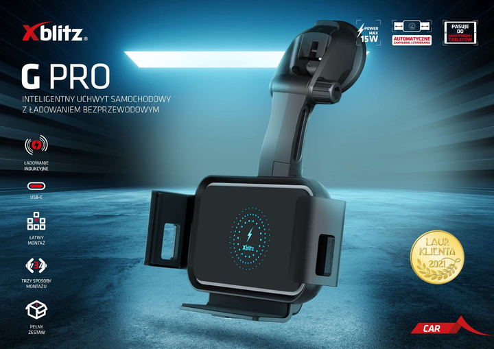 Автокріплення Xblitz G Pro Чорний (5902479673448) - зображення 8