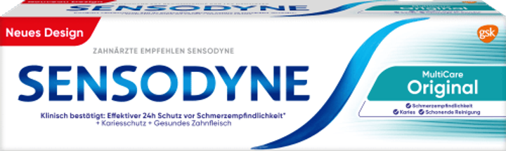 Pasta do zębów Sensodyne MultiCare Oryginalna 75 ml (5054563153876) - obraz 2