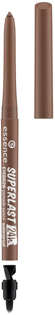 Олівець для брів Essence Superlast 24h Eye Brow Pomade Pencil Waterproof 20 Brown 0.31 г (4251232262032) - зображення 3