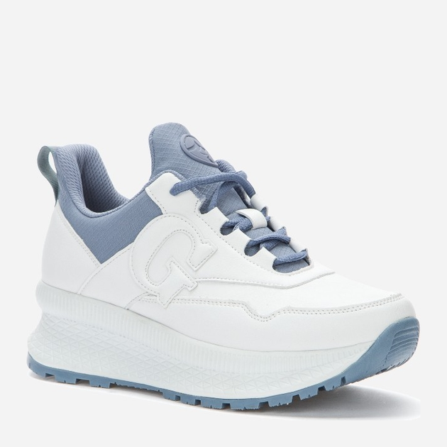 Sneakersy damskie na wysokiej platformie Grunberg 118568/06-05E 36 23 cm Białe (4255679951955) - obraz 3