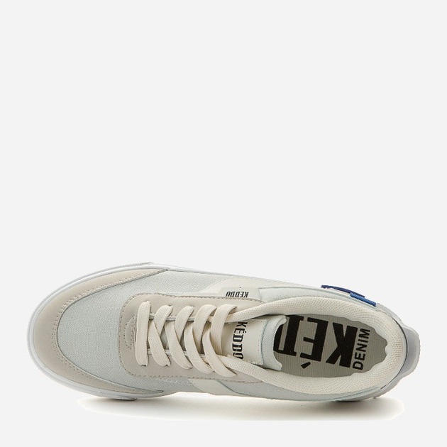 Sneakersy męskie materiałowe Keddo Denim 847879/01-03E 44 29 cm Szare (4255679927868) - obraz 3