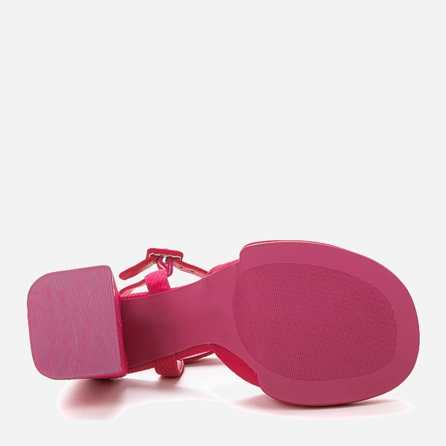 Sandały damskie na obcasie BETSY 947023/01-03E 38 24.8 cm Różowe (4255679932473) - obraz 5