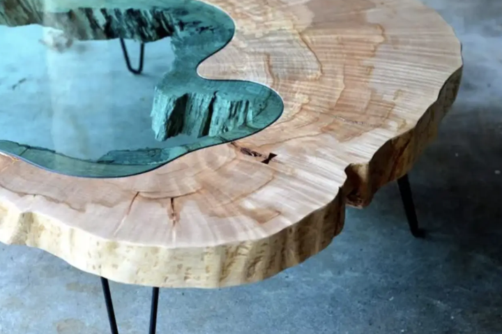 Епоксидна смола HARD EPOXY прозора для 3D стільниць із затверджувачем (товщина шару до 7см) 1кг - зображення 4
