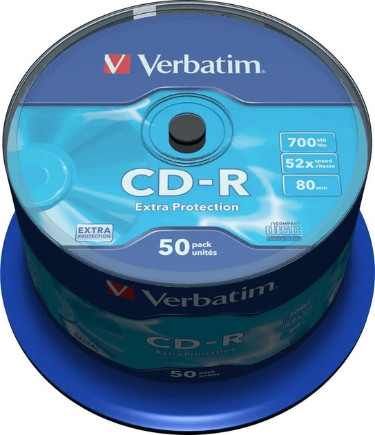 Verbatim CD-R 700Mb 52x Extra Cake 50 (43351) - зображення 1