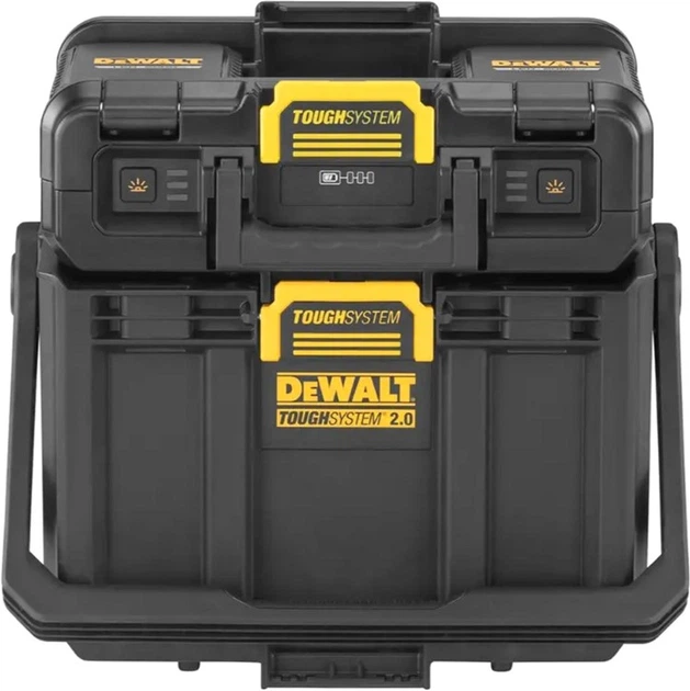 Lampa akumulatorowa LED DeWALT TOUGHSYSTEM 2.0 ze schowkiem DWST08061-1 - obraz 2