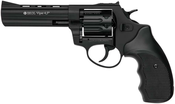 Револьвер Флобера Voltran Ekol Viper 4.5" (чорний/пластик) - зображення 1