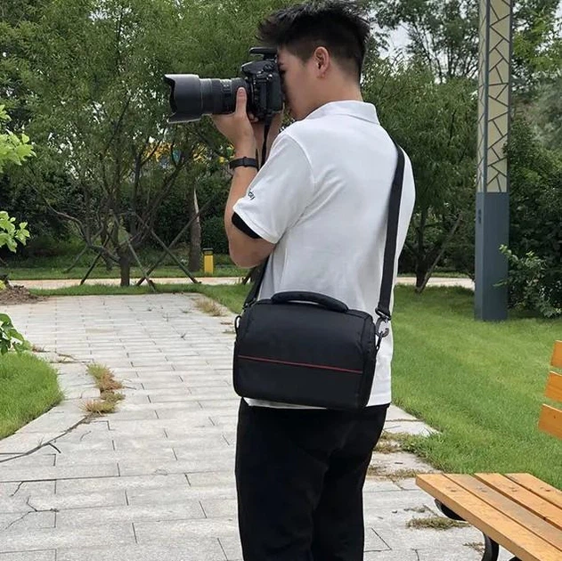 Фотосумка универсальная к фотоаппарату с ремнем Canon EOS, Nikon, Sony, Кэнон, Никон, Сони ( код: IBF055BR ) - Фото 12 Фотосумка универсальная к фотоаппарату с ремнем Canon EOS, Nikon, Sony, Кэнон, Никон, Сони ( код: IBF055BR ) - изображение 12