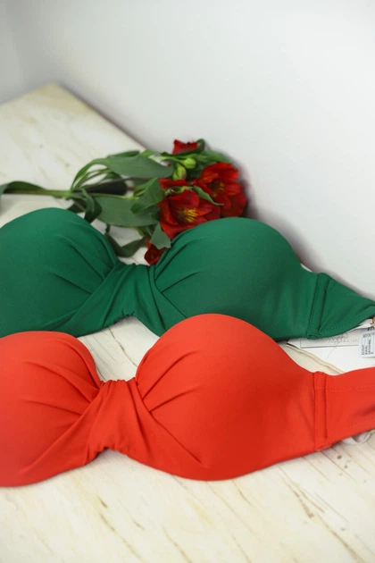 Купальник з ущільненою чашкою, плавки сліп Ysabel Mora 42C/S Помаранчевий (Flame orange) (83271) - Фото 6 Купальник з ущільненою чашкою, плавки сліп Ysabel Mora 42C/S Помаранчевий (Flame orange) (83271) - зображення 6