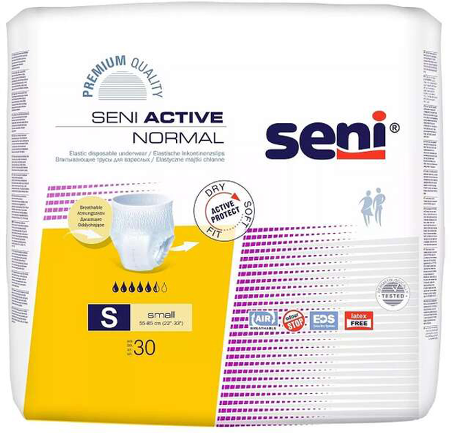 Majtki urologiczne Seni Active Normal S 30 szt (5900516693862) - obraz 1