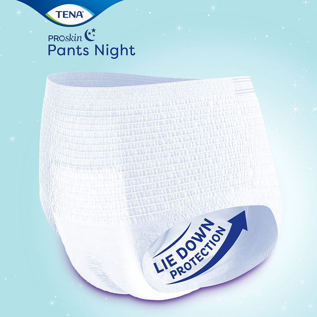 Урологічні трусики Tena Pants ProSkin Super Night M 10 шт (7322541214597) - зображення 2