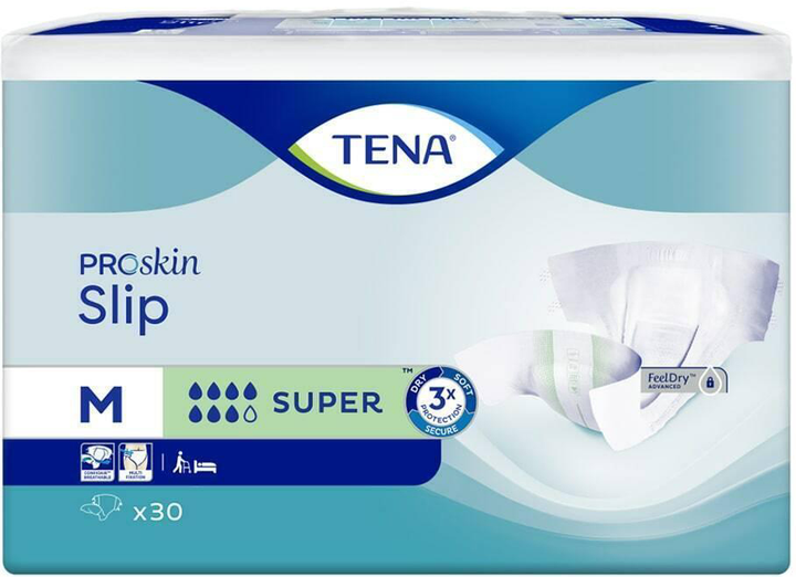 Урологічні трусики Tena Slip Proskin Super M 30 шт (7322541041513) - зображення 1