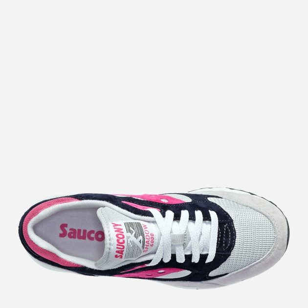 Buty sportowe męskie Saucony Shadow 6000 S70441-40 44 (10US) 28 cm Szary/Różowy (195019026964) - obraz 4