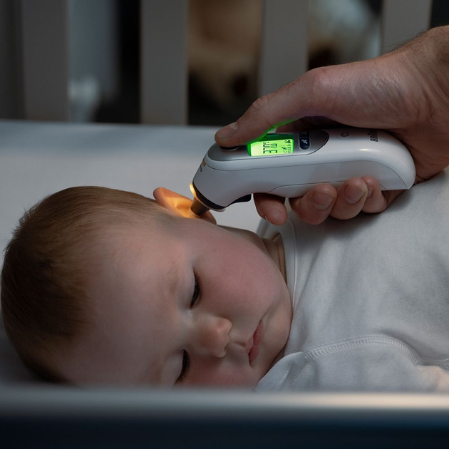 Термометр вушного типу Braun ThermoScan 7+IRT6525 з системою AGE Precision з підсвіткою (IRT6525NOE) - зображення 5