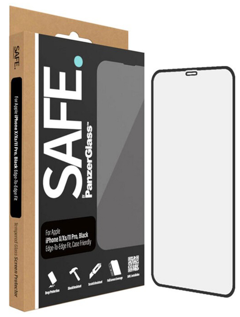 Szkło hartowane Panzer Glass Edge-to-Edge do Apple iPhone X/XS/11 Pro Clear (5711724950049) - obraz 3