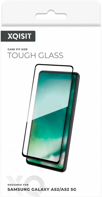 Захисне скло Xqisit Edge-to-Edge Tough Glass для Samsung Galaxy A52/A52s 5G Clear (4029948201962) - зображення 2