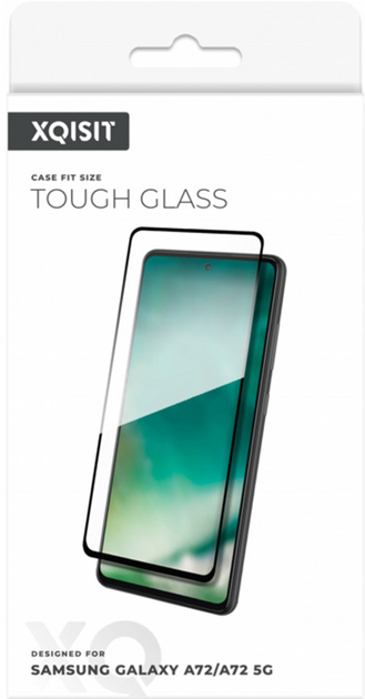 Захисне скло Xqisit Edge-to-Edge Tough Glass для Samsung Galaxy A72 Clear (4029948201979) - зображення 2