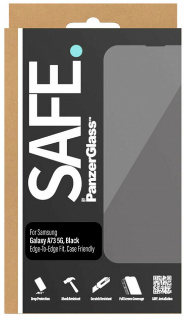 Захисне скло PanzerGlass Safe Case Friendly для Samsung Galaxy A73 5G Black (5711724951084) - зображення 4