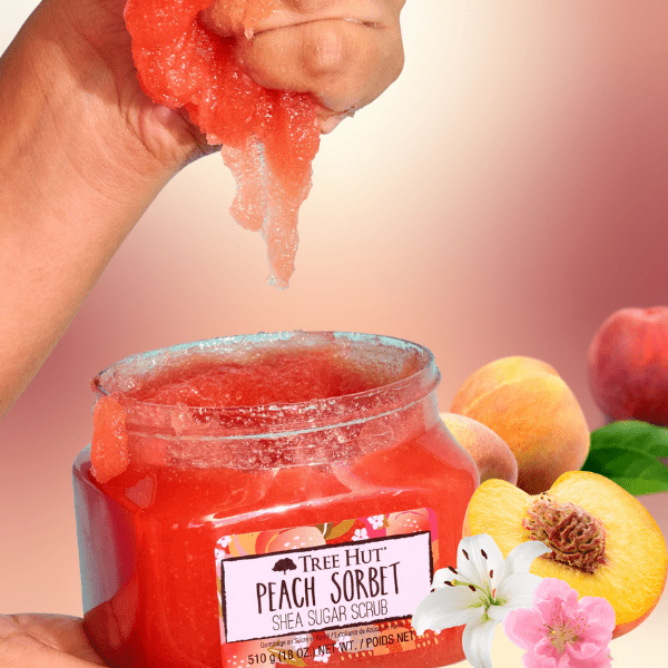Скраб для тіла Tree Hut Peach Sorbet Sugar Scrub 510g - зображення 2