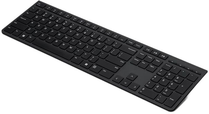 Klawiatura bezprzewodowa Lenovo Professional Wireless Rechargeable Keyboard (4Y41K04068) - obraz 2