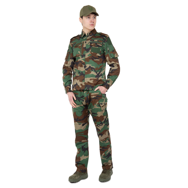 Костюм тактический (китель и брюки) Military Rangers ZK-SU1126 3XL Камуфляж Woodland - изображение 1