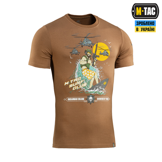 Футболка Surf M-Tac Coyote Club Brown 2XL - зображення 2