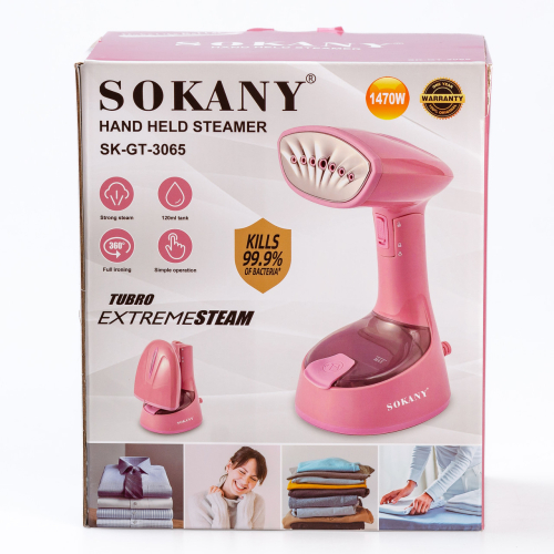 Ручний відпарювач складний, рожевий(SKGT3065P)(SOKANY ) - изображение 8