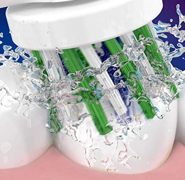Насадки для електричної зубної щітки Oral-B CrossAction CleanMaximizer EB50-3 3 шт - зображення 2